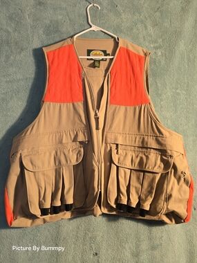 Cabela's Upland Hunting Vest, specifically designed for activities like bird Ect
